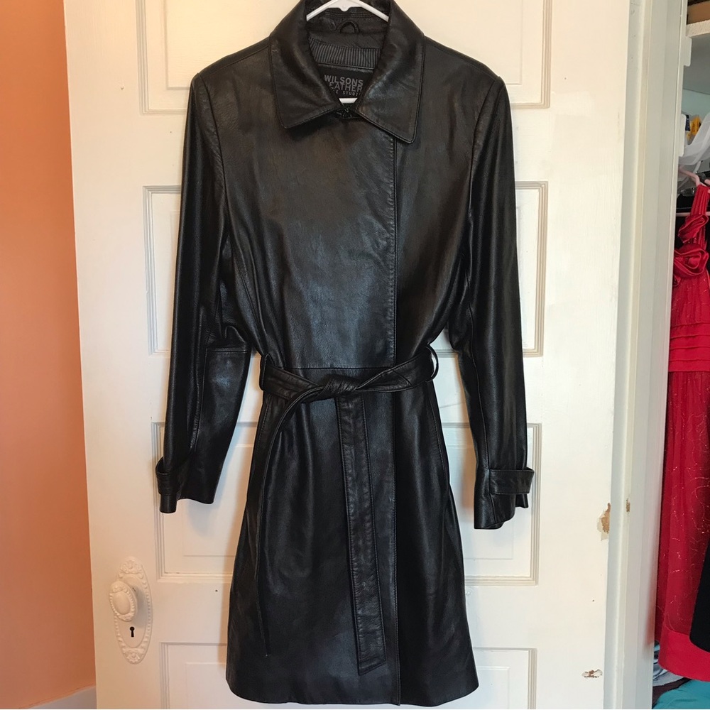 Vintage Wilson’s Leather Women’s Trench Coat